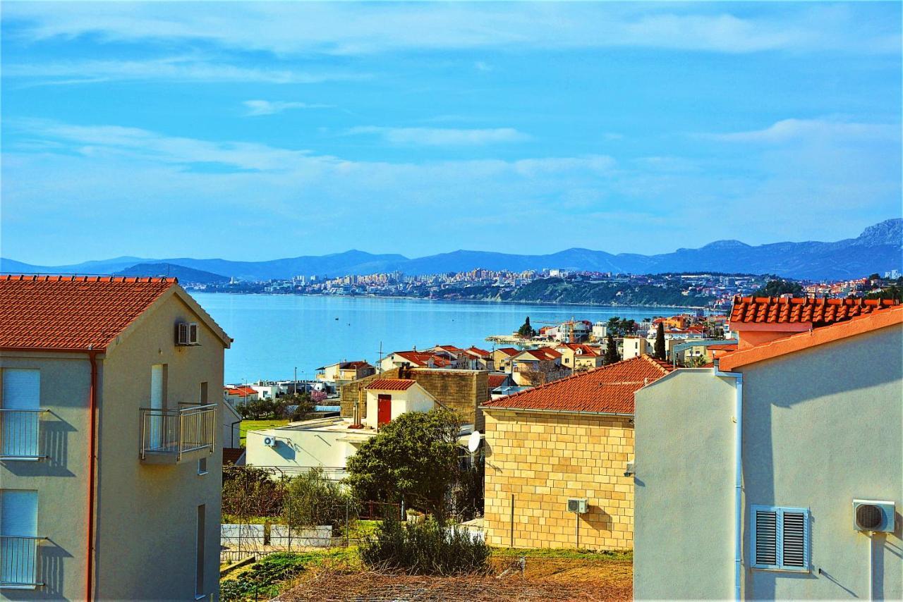 Modern Villa With Jacuzzi, Beautiful Sea View, Near Split! Villa 36A Podstrana Bagian luar foto
