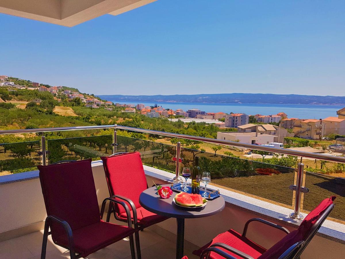 Modern Villa With Jacuzzi, Beautiful Sea View, Near Split! Villa 36A Podstrana Bagian luar foto