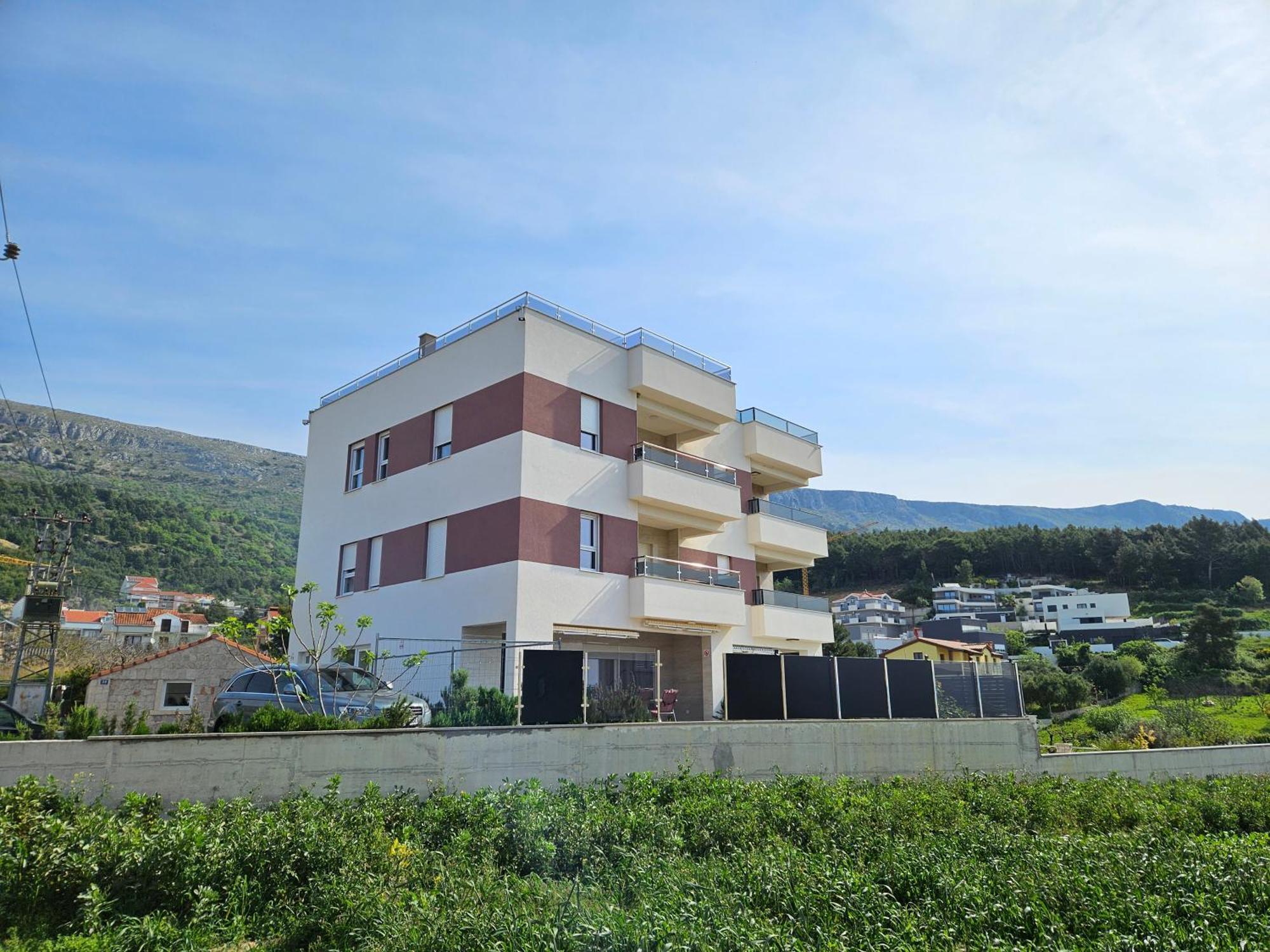 Modern Villa With Jacuzzi, Beautiful Sea View, Near Split! Villa 36A Podstrana Bagian luar foto