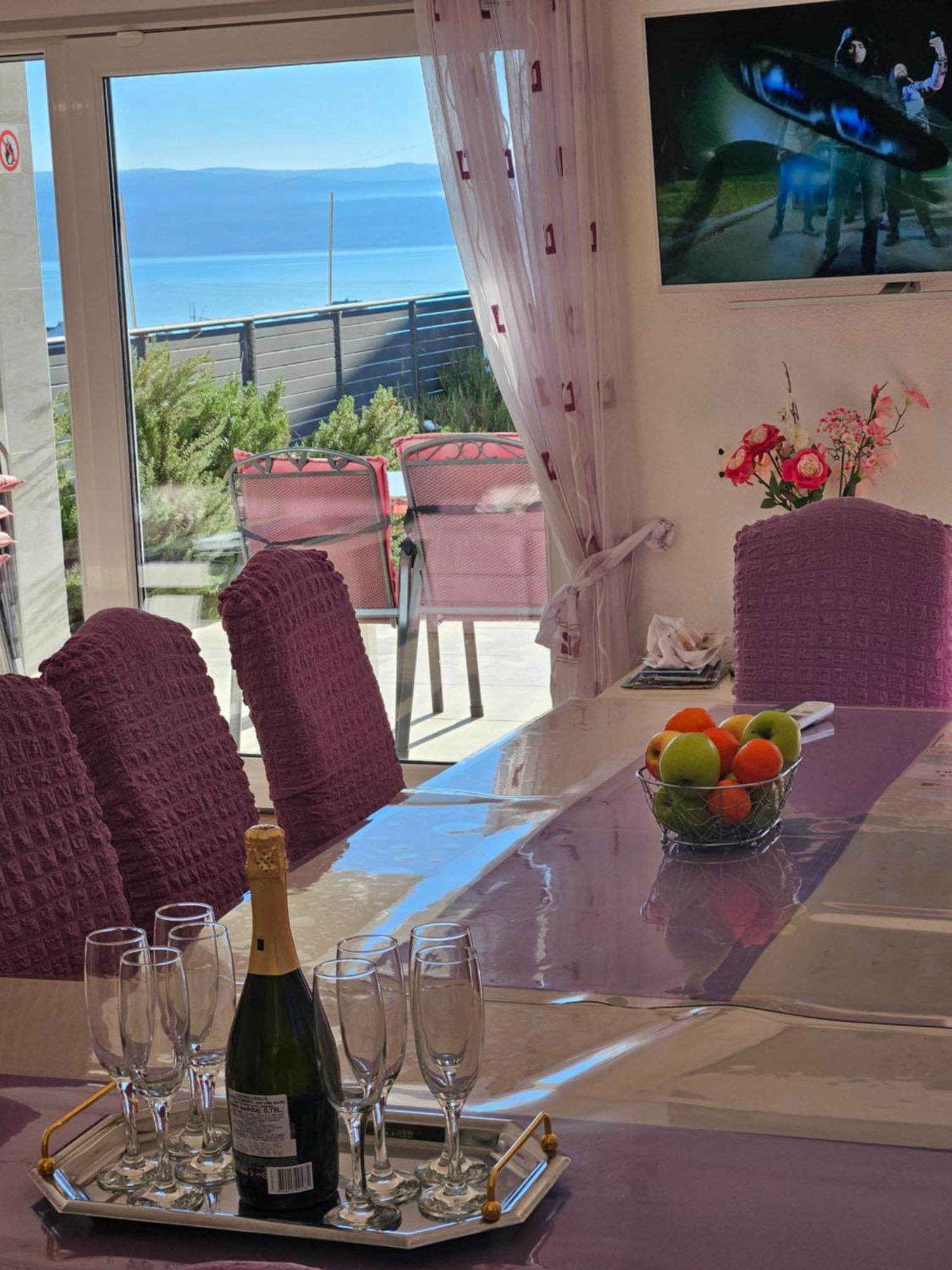 Modern Villa With Jacuzzi, Beautiful Sea View, Near Split! Villa 36A Podstrana Bagian luar foto